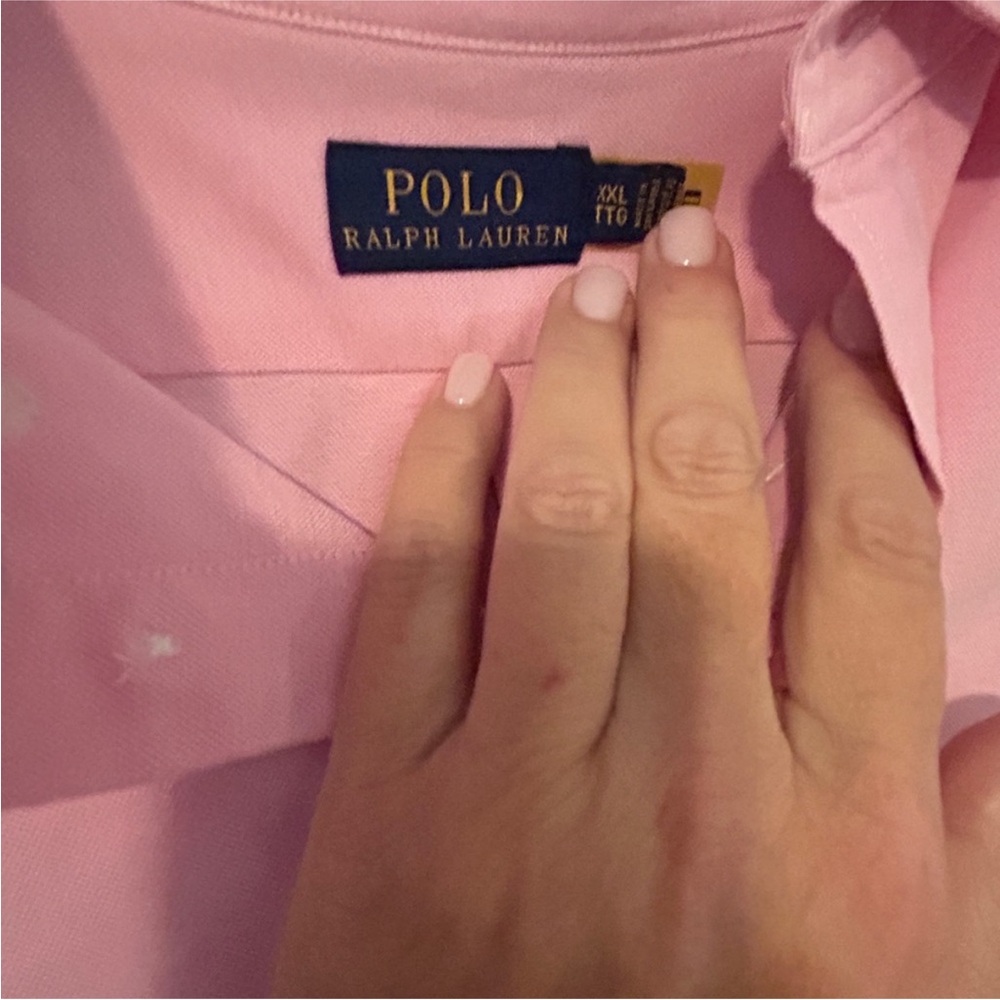 Polo Ralph Lauren Pink Button Down size XXL - Picture 5 of 6